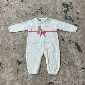 Marlu Baby Girl Knit One Piece Size 12 Months NWT